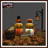 Thanksgiving - Pilgrims in Garden
