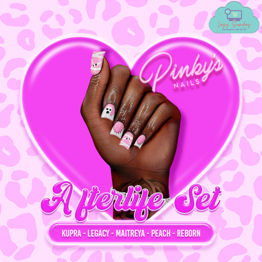 !! Pinky's Nails !! Afterlife Set ' Shorties