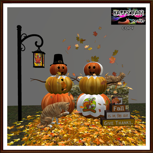 Thanksgiving - Pilgrims and Cats