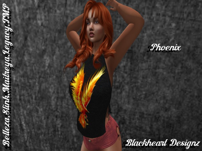 **Phoenix Tied Sides Straight Top** 
