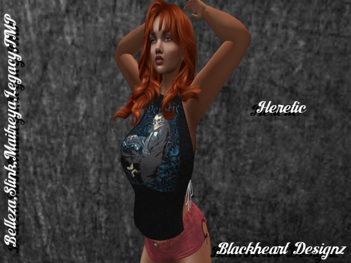 **Heretic Tied Sides Straight Top** 