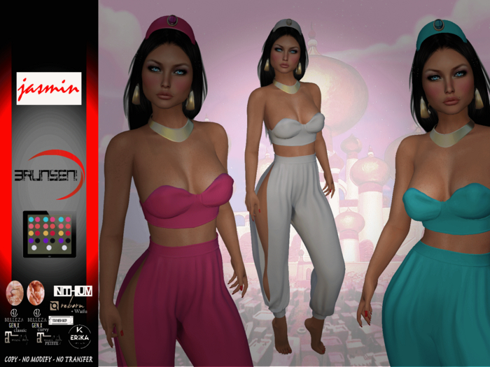 Brunsen Couture - Jasmin Arabian Nights Princess Fatpack