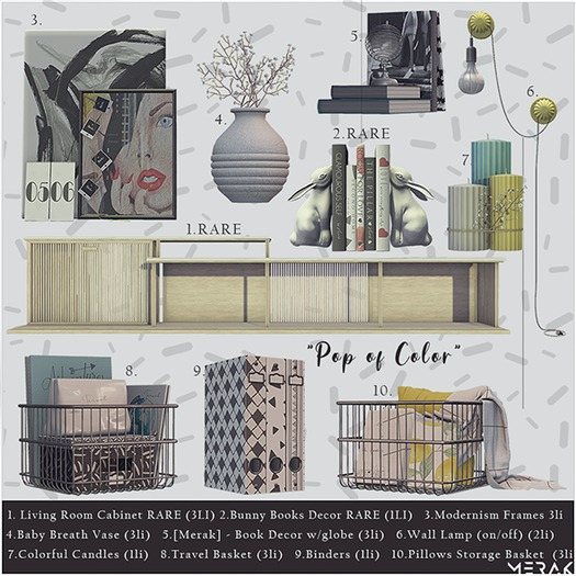 [Merak] - Living Room Cabinet RARE 