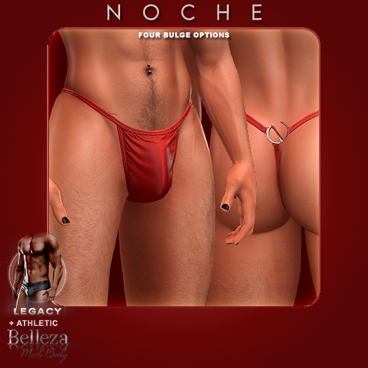 Noche. Emblem G String Red