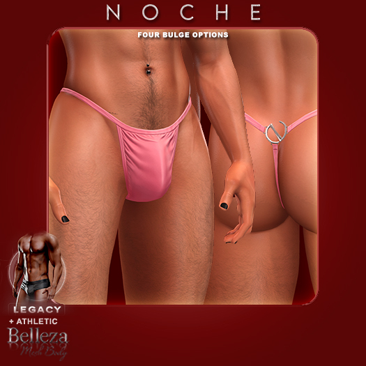 Noche. Emblem G String Pink