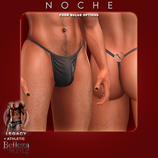 Noche. Emblem G String Grey