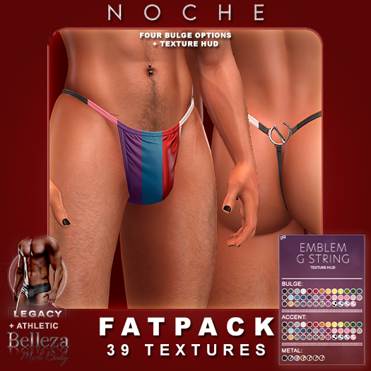 Noche. Emblem G String Fatpack