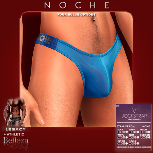 Noche. V Jockstrap Blue