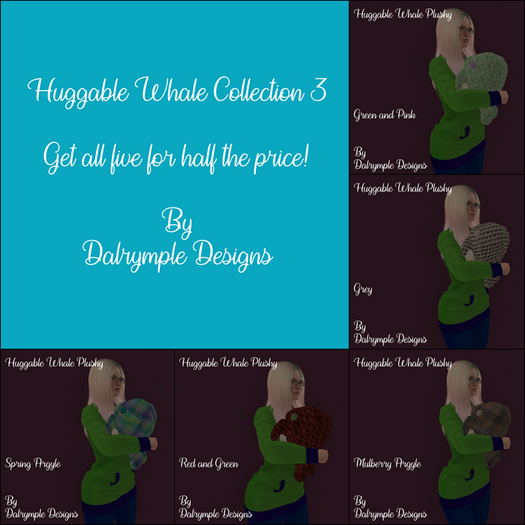 [Dalrymple Designs] Huggable Whale-Collection 3