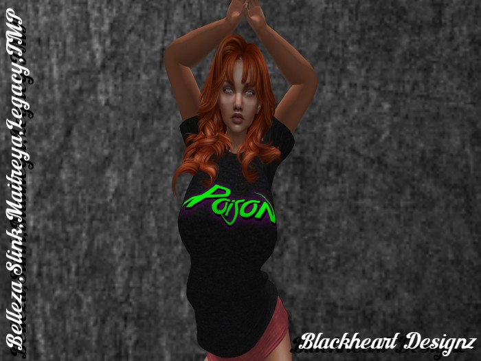 **Woman's Poison Rock T-Shirt** 