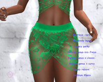 Originality styling  Sun skirt  green