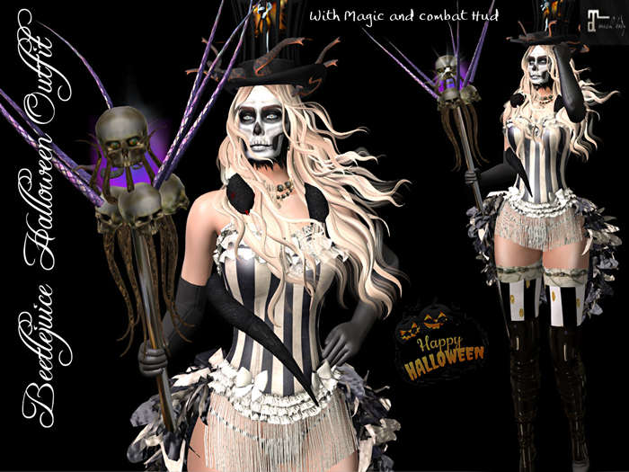 BEETLEJUICE HALLOWEEN OUTFIT
