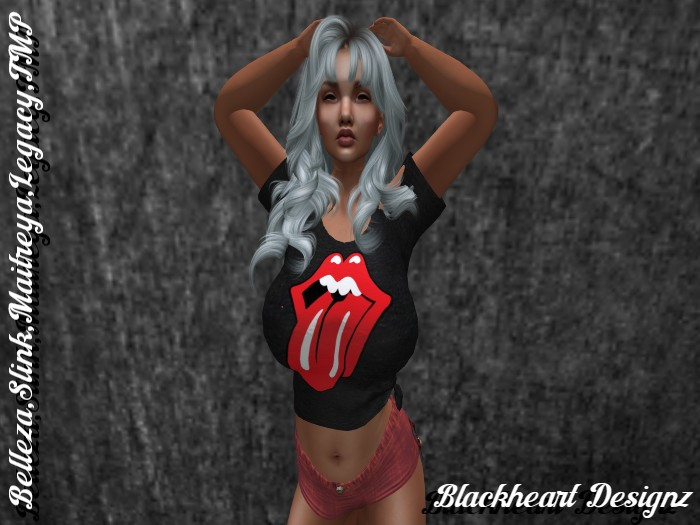 **Knotted Rolling Stones Rock Shirt** 