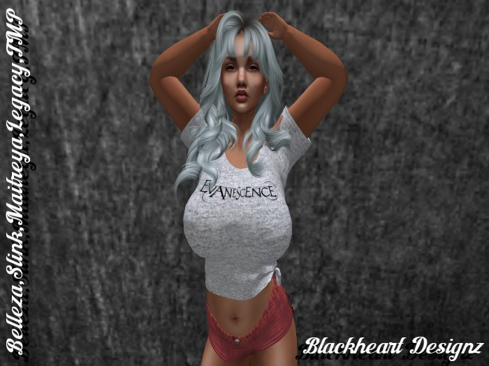 **Knotted Evanescence Rock Shirt** 