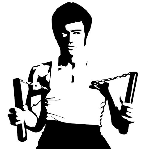 bruce lee sillhouette