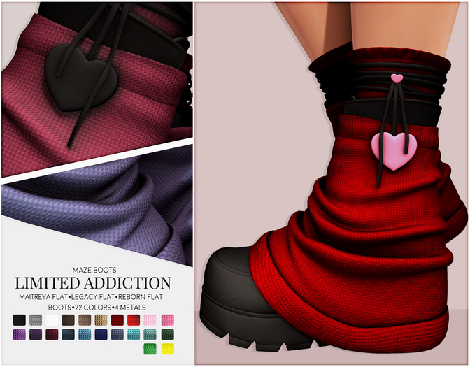 Limited Addiction - Maze Boots - Fatpack