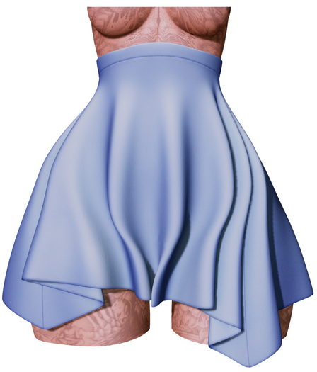 Limited Addiction - Grace Skirt - Blue