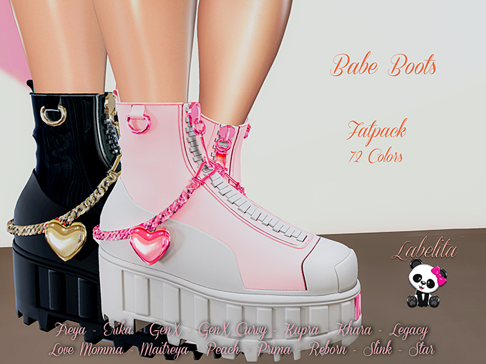 [LABELITA] Babe Boots Fatpack