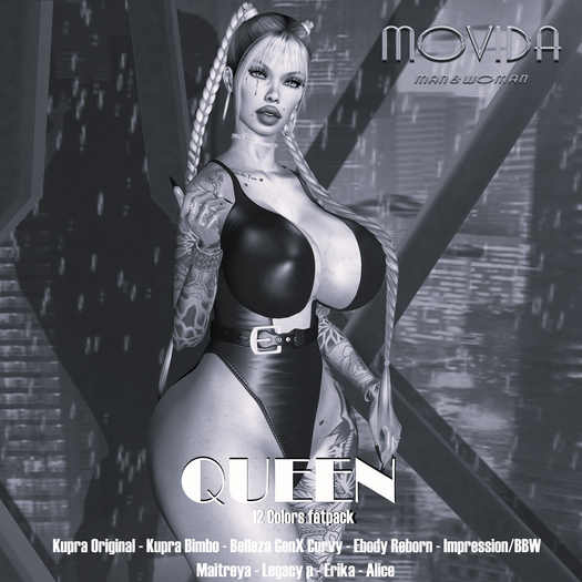 MOVIDA - DEMO BODYSUIT QUEEN  (Boxed)
