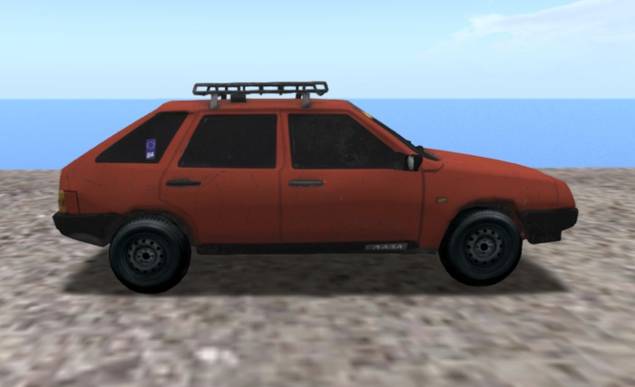 Old 1990s Hatchback  car