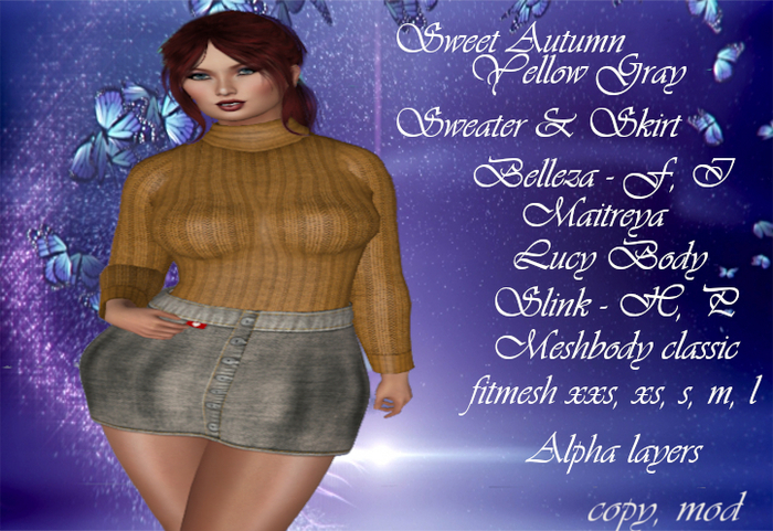 Sweet Autumn Yellow Gray