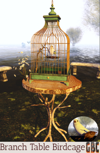 GBC- Branch table Birdcage