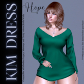 *HOPE STORE* KIM DRESS DARK GREEN