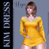 *HOPE STORE* KIM DRESS - ORANGE