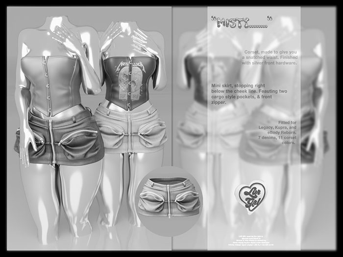 LVR GRL - Misty Corset DEMO