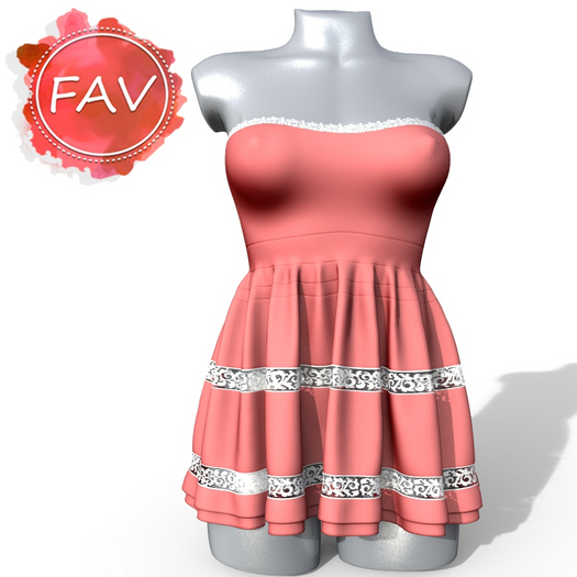 Apricot Lace Dress