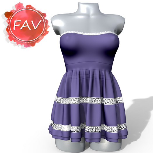 Purple Lace Dress