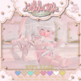 {Ribbons} Bunny Ragdoll - White {Box}