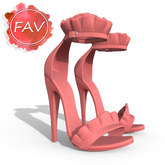 Apricot Princess Heels