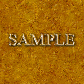 Zoy Texture [ Scratched Metal ] Yellow Gold