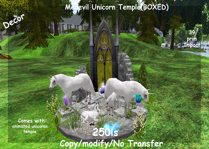 Medevil Unicorn Temple(BOXED)