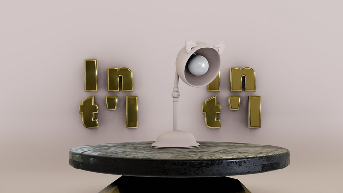 {INT'L} Cat Lamp [Full Perm]