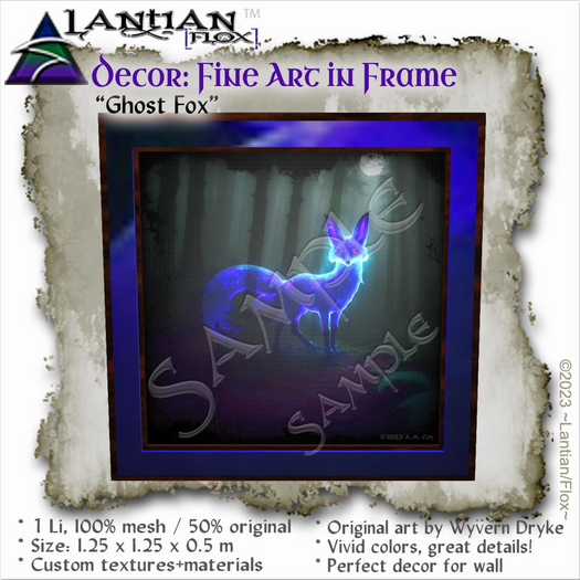 ~L/Fx~Fine Art: Ghost Fox MCtbox