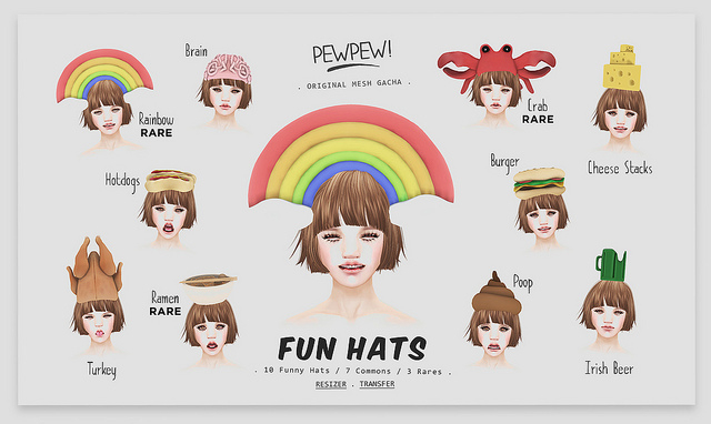 Pewpew! Burger Hat