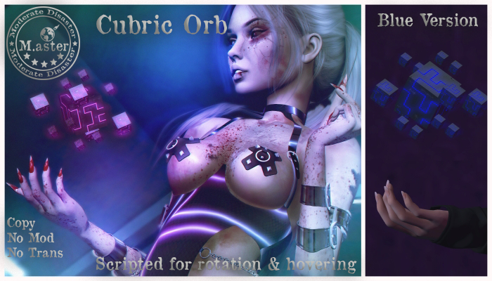 Cubric Orb (blue) [Moderate Disaster]