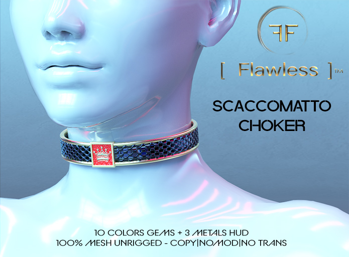 [Flawless] -scaccomatto choker ( Wear to Unpack)