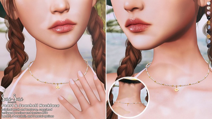 Sari-Sari - Pearl & Seashell Necklace (ALL)