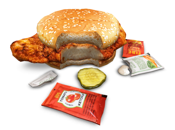 Second Life Marketplace - .random.Matter. - Take Away - Chicken Bite 2