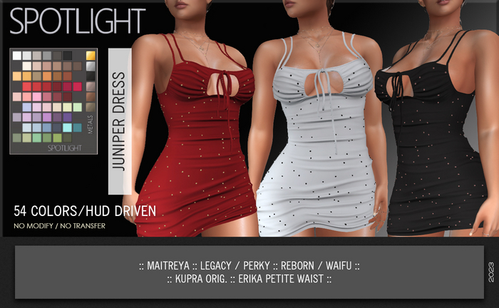 SPOTLIGHT - JUNIPER DRESS (DEMO Available In-World)