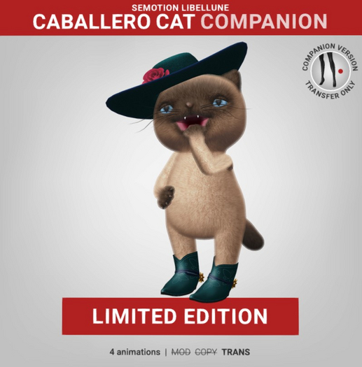 SEmotion Libellune Caballero Cat Companion LIMITED