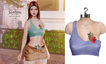 UNA. Santina Top Blue