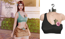 UNA. Santina Top Black