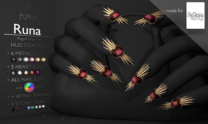 [FORMANAILS] NAILS - | Belleza Nails | - | Runa NAILS | Bento Nails | Rigged Nails