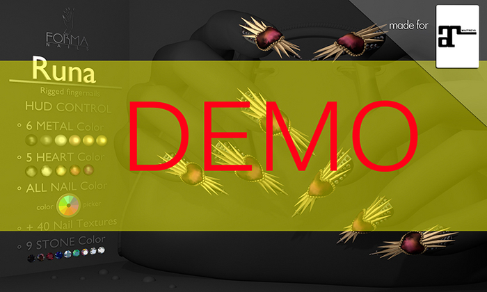 [FORMANAILS] NAILS for Maitreya - RUNA - DEMO