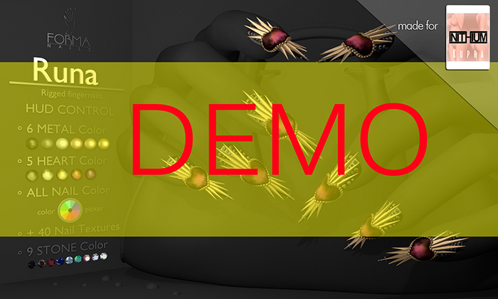 [FORMANAILS] NAILS for Kupra - RUNA - DEMO