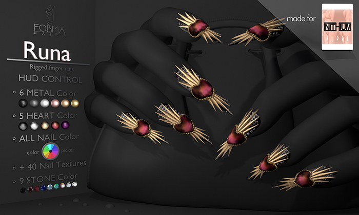 [FORMANAILS] NAILS - | Kupra Nails | - | Runa NAILS | Bento Nails | Rigged Nails